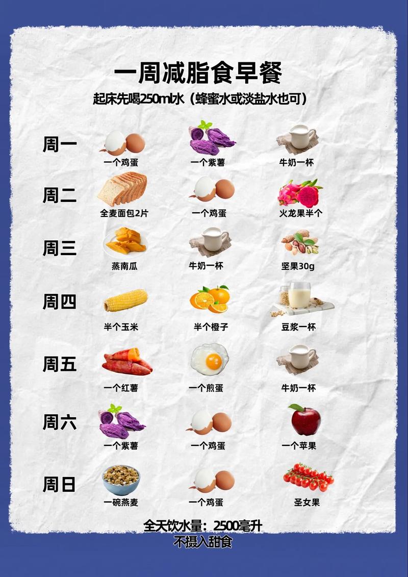 减肥早中晚吃什么最好