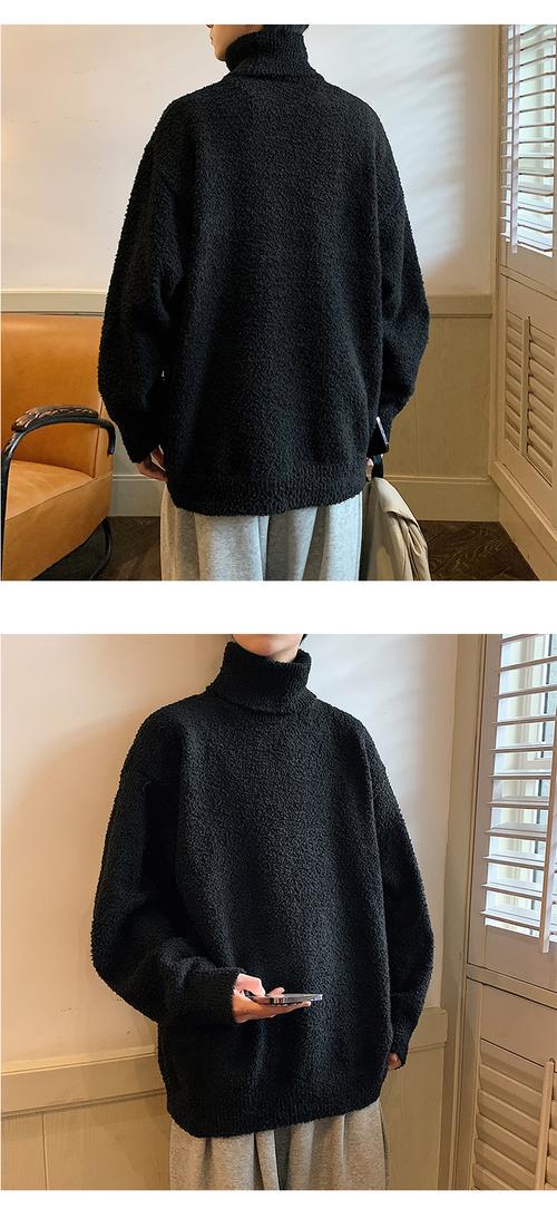 冬季黑色打底毛衣怎么搭配外套
