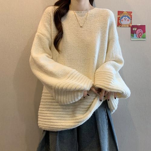 冬季大毛衣怎么搭配衣服好看图片