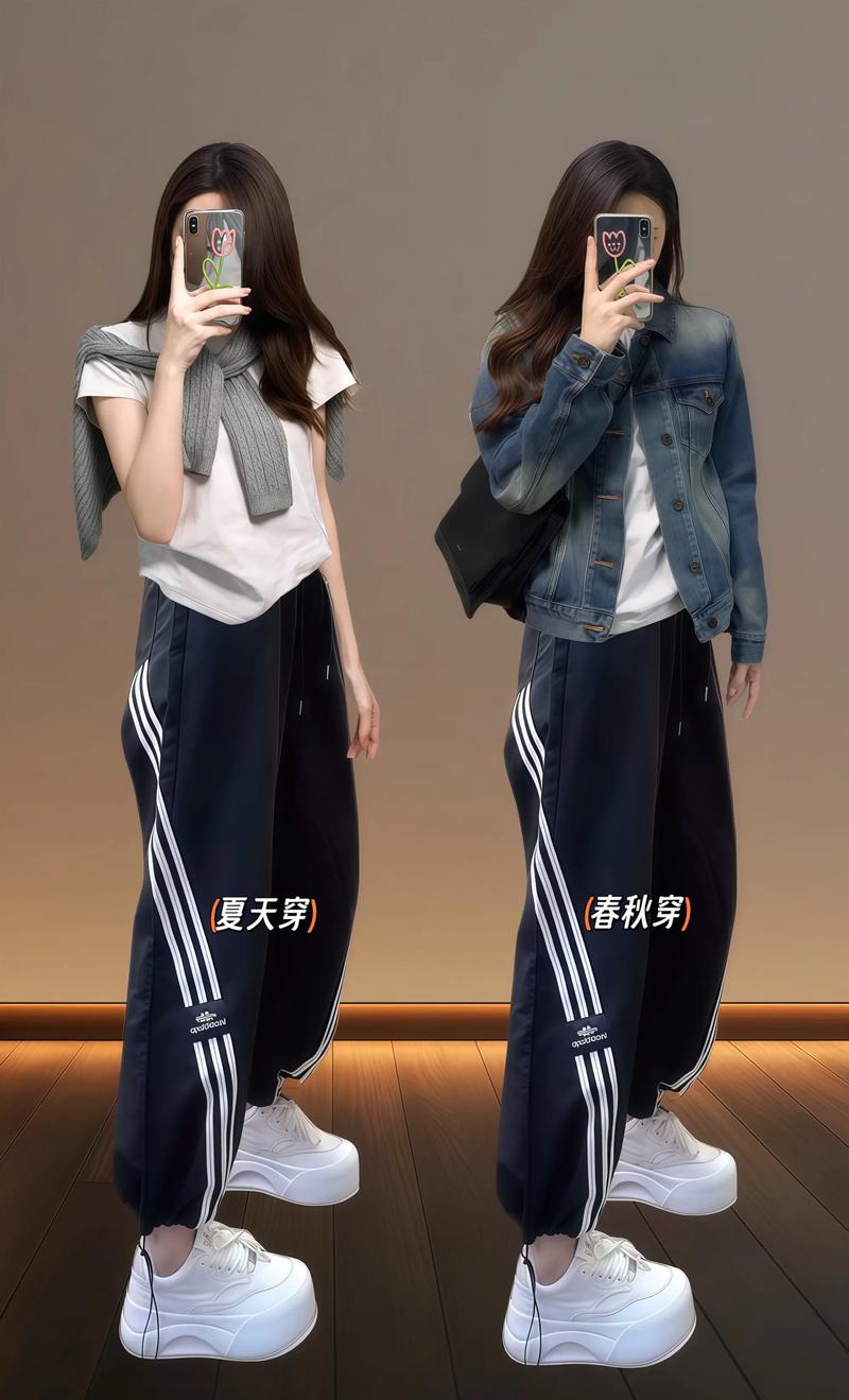 休闲的运动裤怎么搭配鞋子好看图片