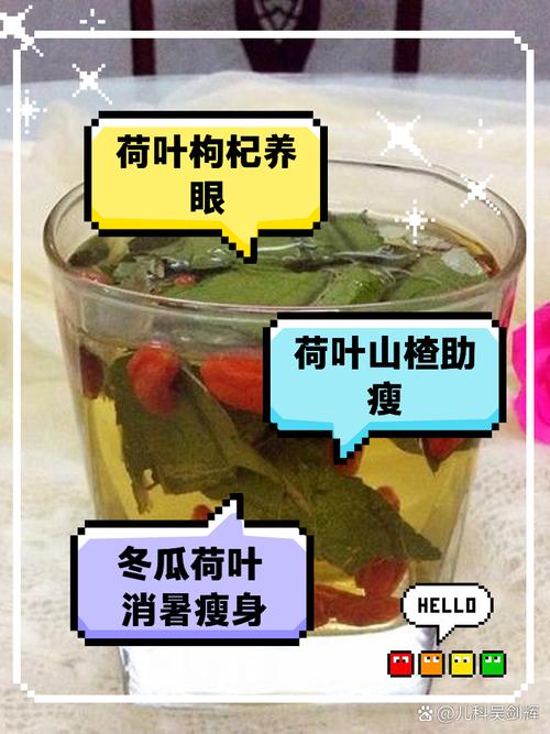 荷叶陪什么减肥