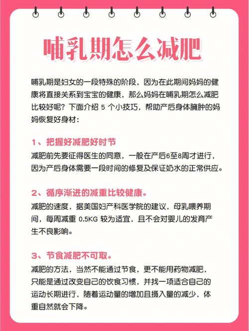 哺乳期有什么办法减肥
