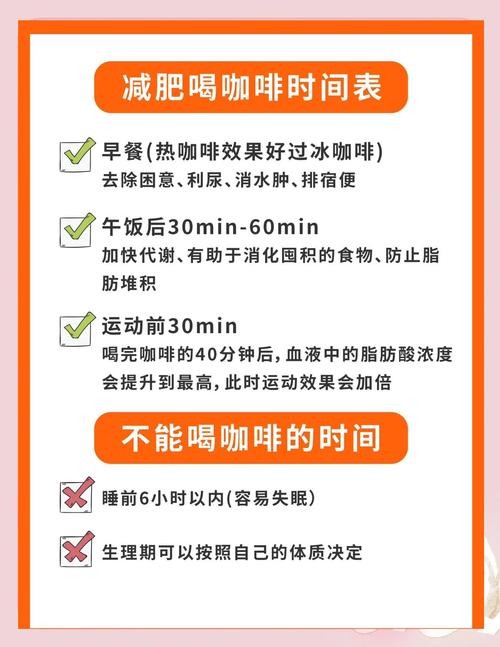 黑咖啡什么时候喝减肥效果最好