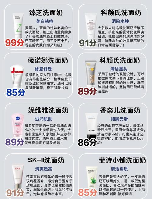 洗面奶怎么挑成分