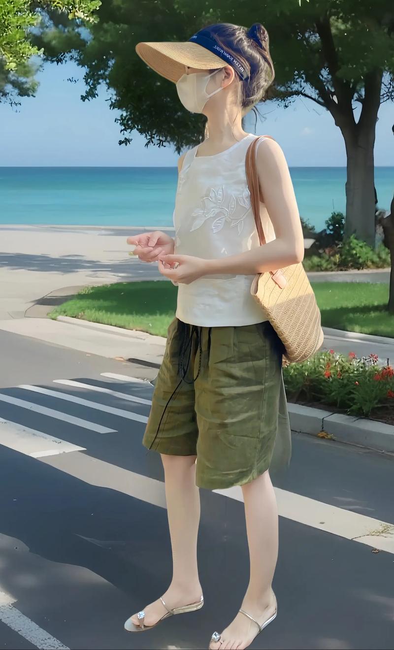 短的背心怎么搭配衣服