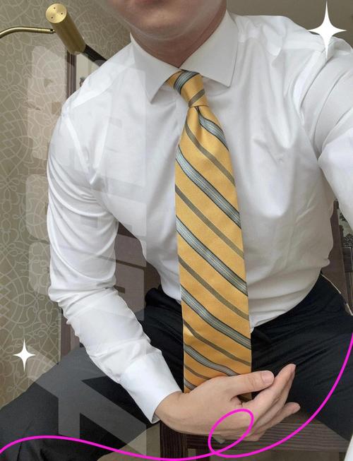 白色衬衣怎么搭配领带