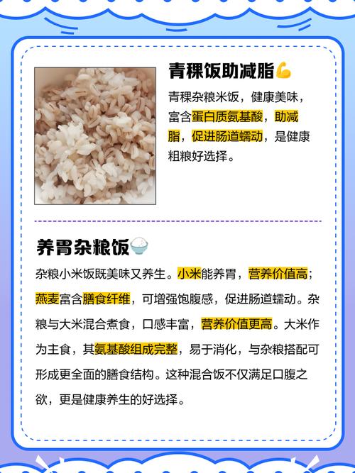 减肥不吃米饭可以用什么代替
