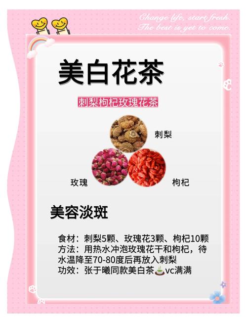 美白喝什么花茶