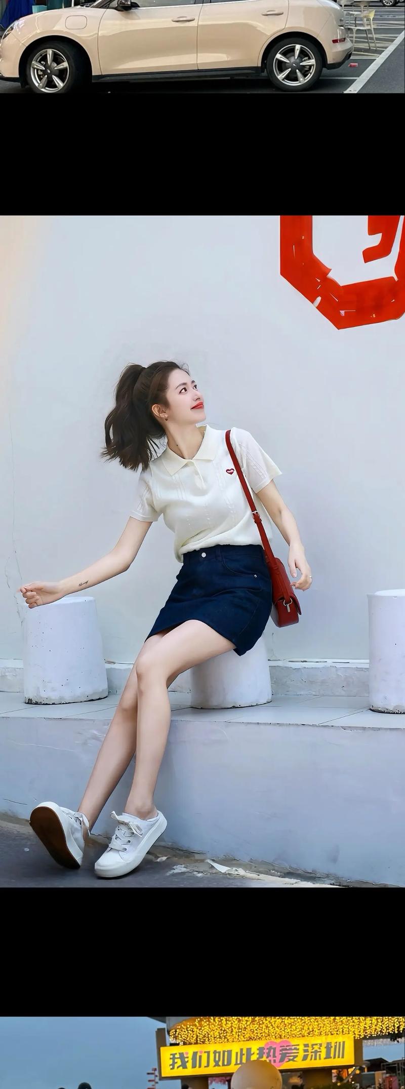 白色短衣服怎么搭配好看图片