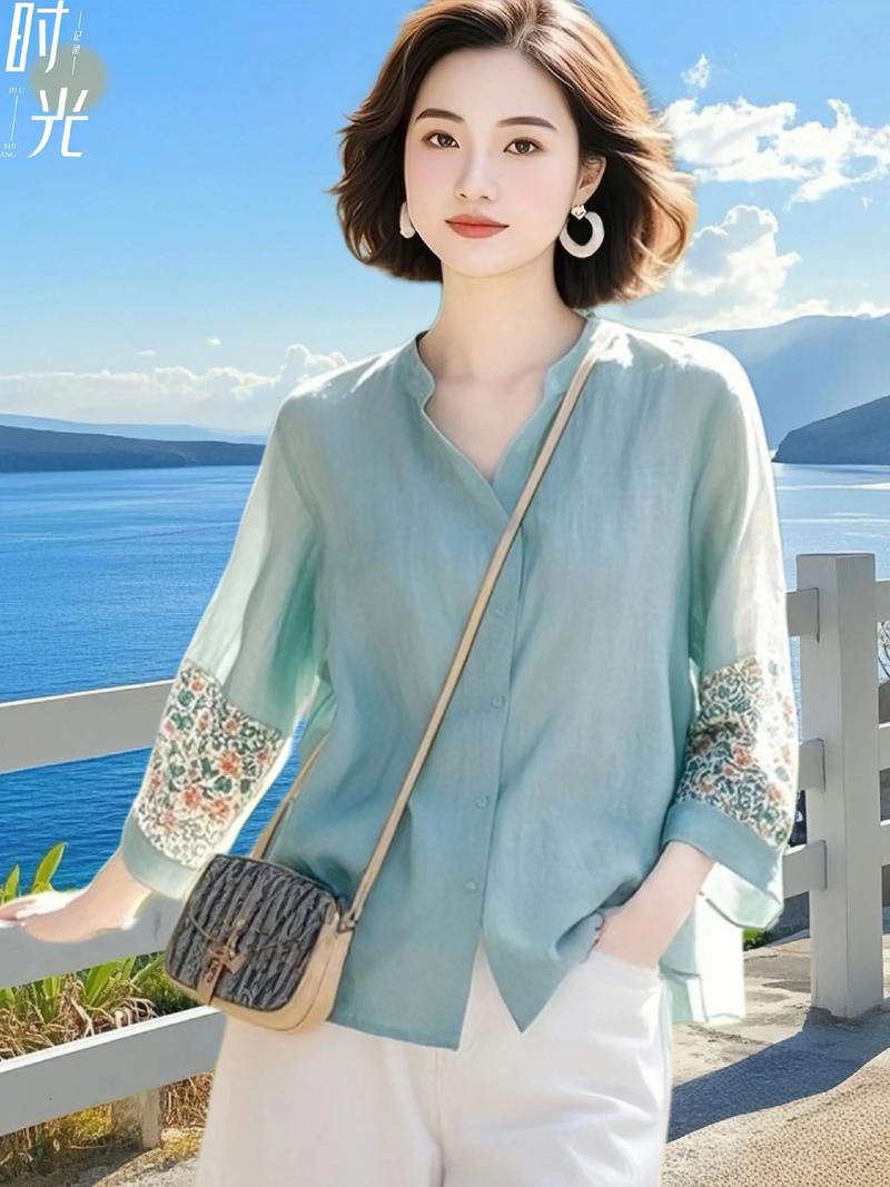 7分袖怎么搭配衣服