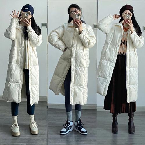 中长的白衣服怎么搭配
