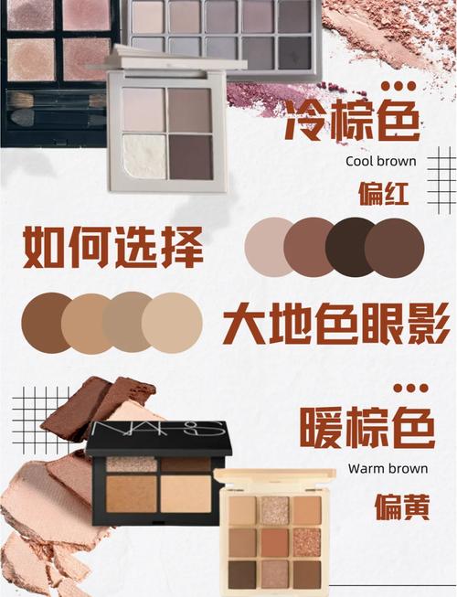 眼影冷暖色怎么搭配