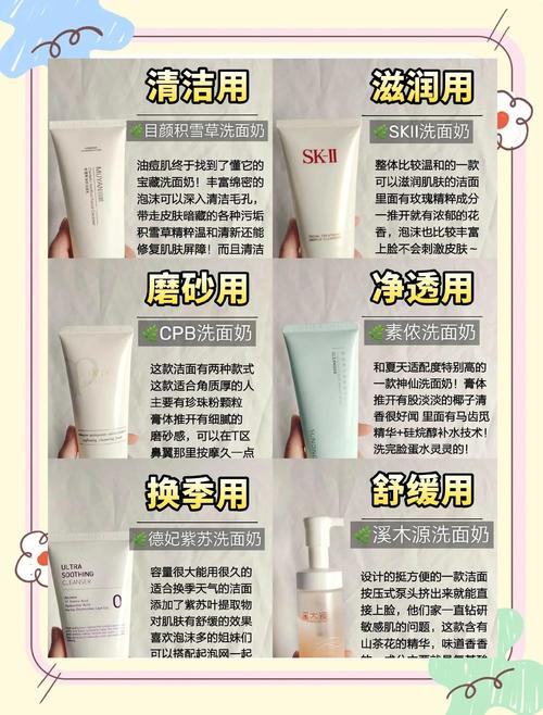 夏天怎么选择洗面奶