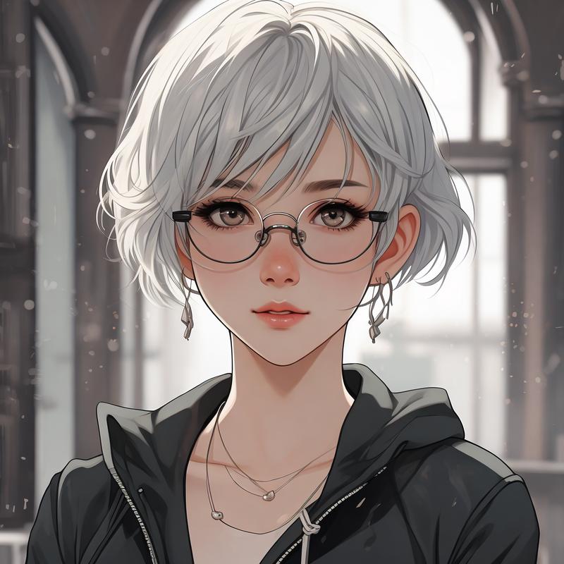 短发戴什么眼镜好看