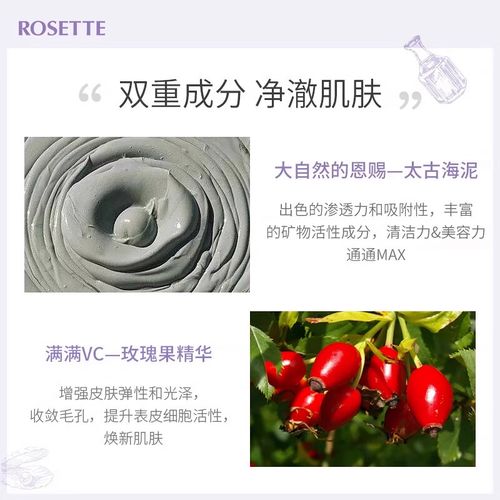 rosette绿泥洗面奶怎么样