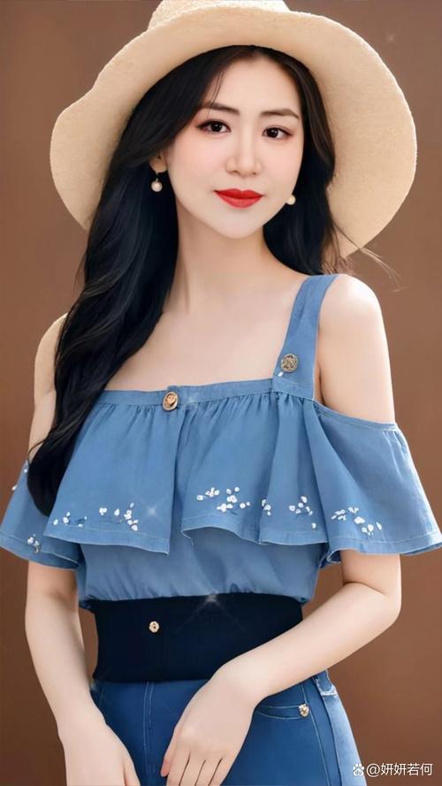 蓝色帽子怎么搭配服装图片女生图片欣赏