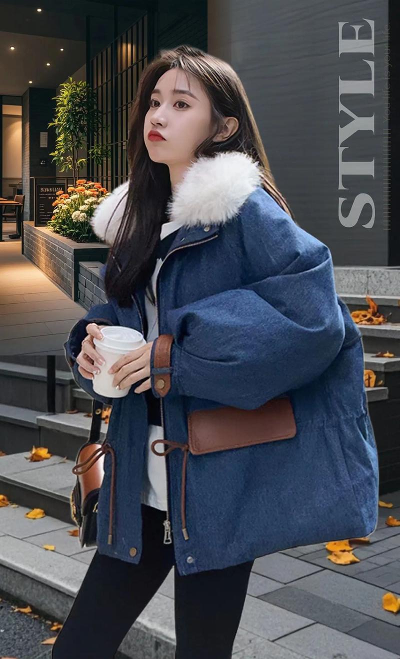 牛仔棉服搭配什么裤子