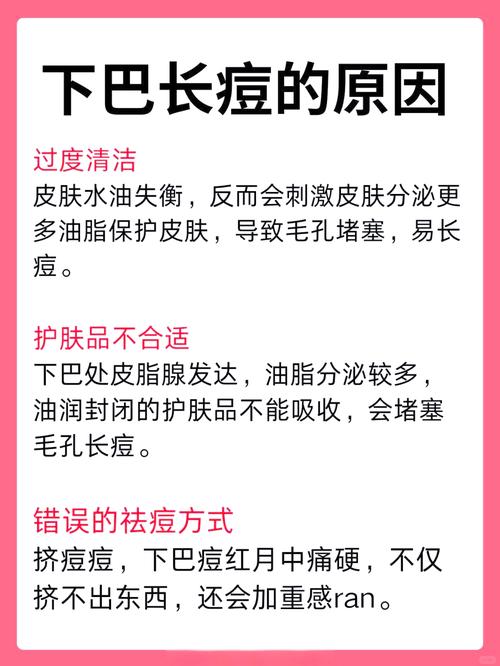 为什么下巴老长痘痘