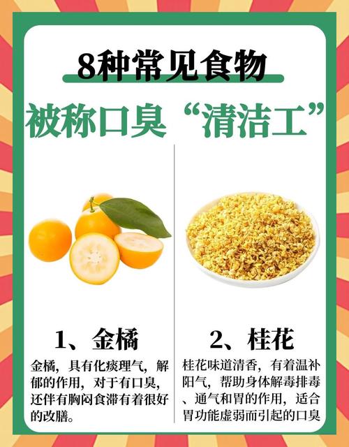 吃什么能去除口臭