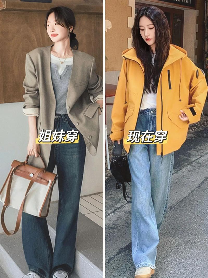橘红色短款外套怎么搭配图片