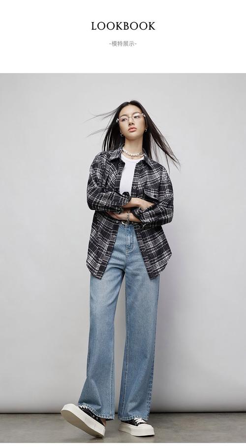 黑白格子上衣怎么搭配图片大全