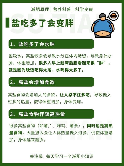 少盐为什么减肥