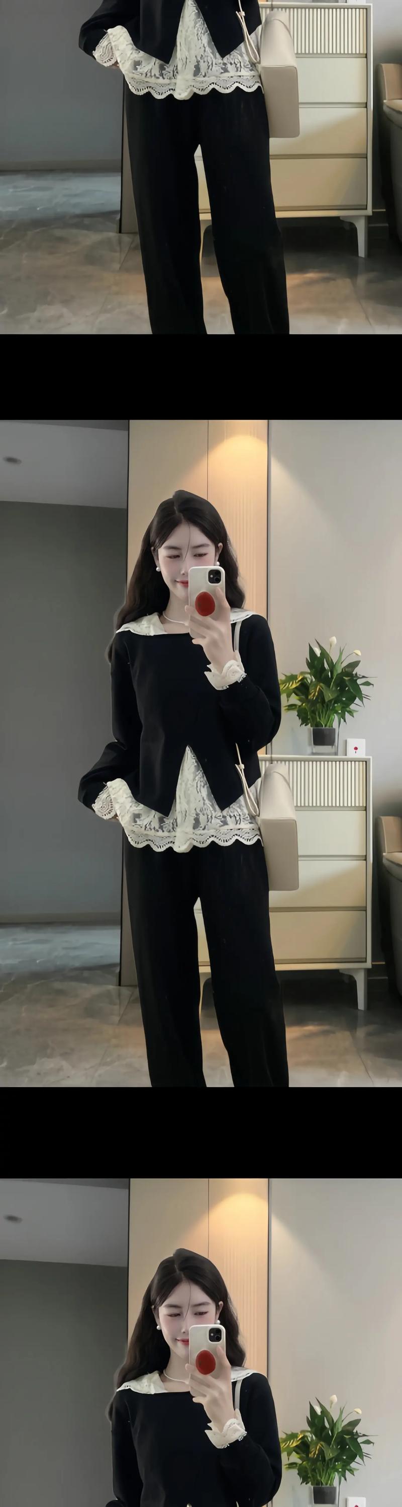 带蕾丝的卫衣怎么搭配
