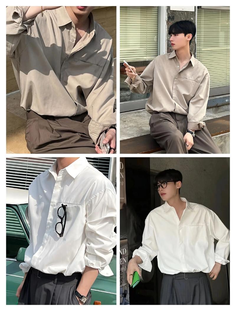 长袖白衬衣怎么搭配