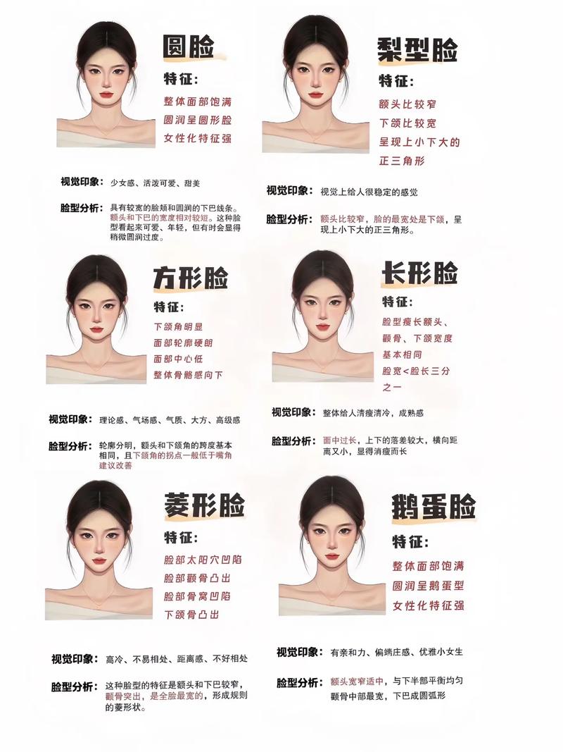 自己属于什么脸型