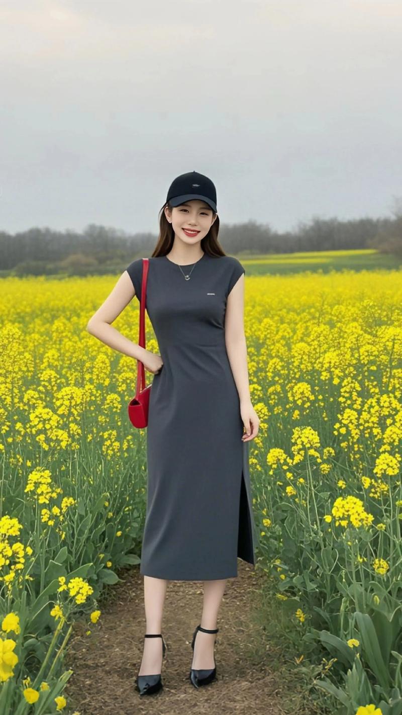 t恤裙开叉裙怎么搭配