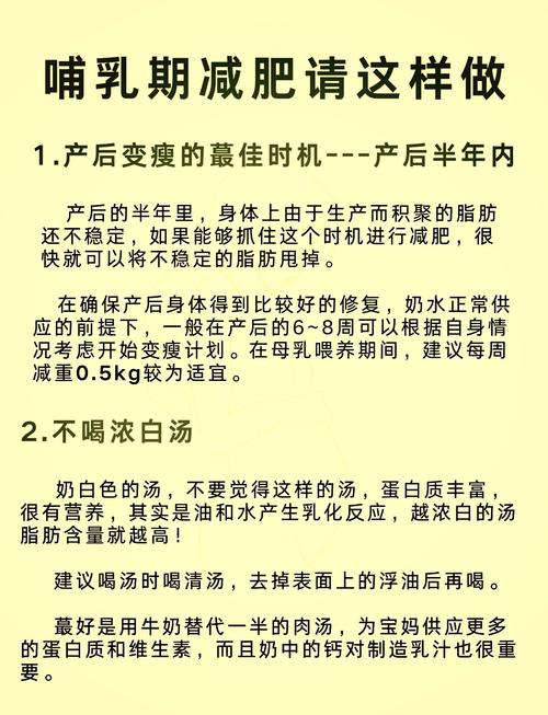 哺乳期用什么方法减肥