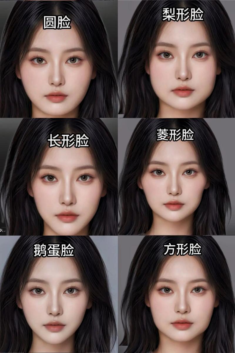 都有什么脸型图片