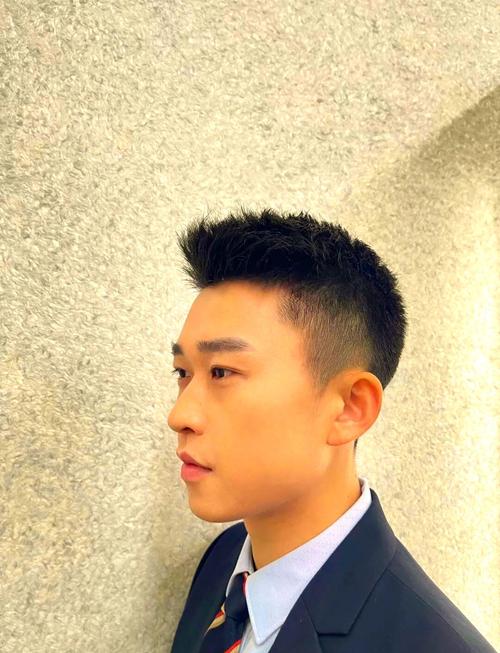 发质硬适合什么发型男