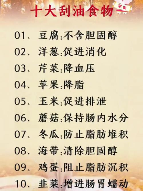 什么食物最刮油
