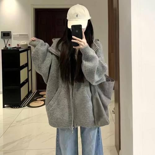 卫衣配什么外套好看女