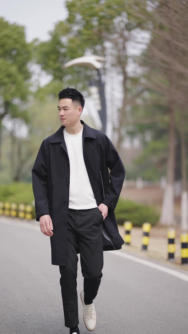 男人穿风衣怎么搭配
