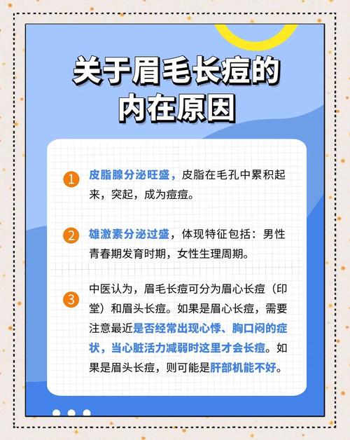 眉间长痘是什么原因