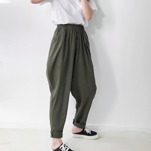 亚麻裤子配什么鞋子