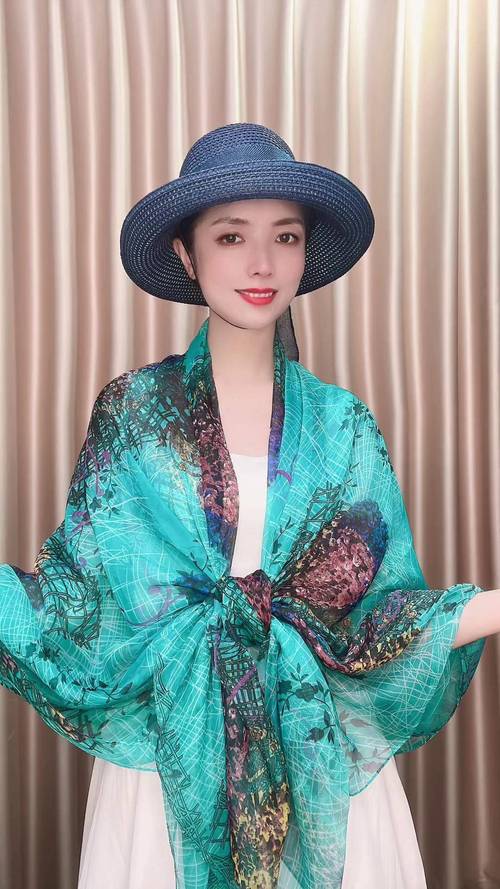 大纱巾怎么搭配