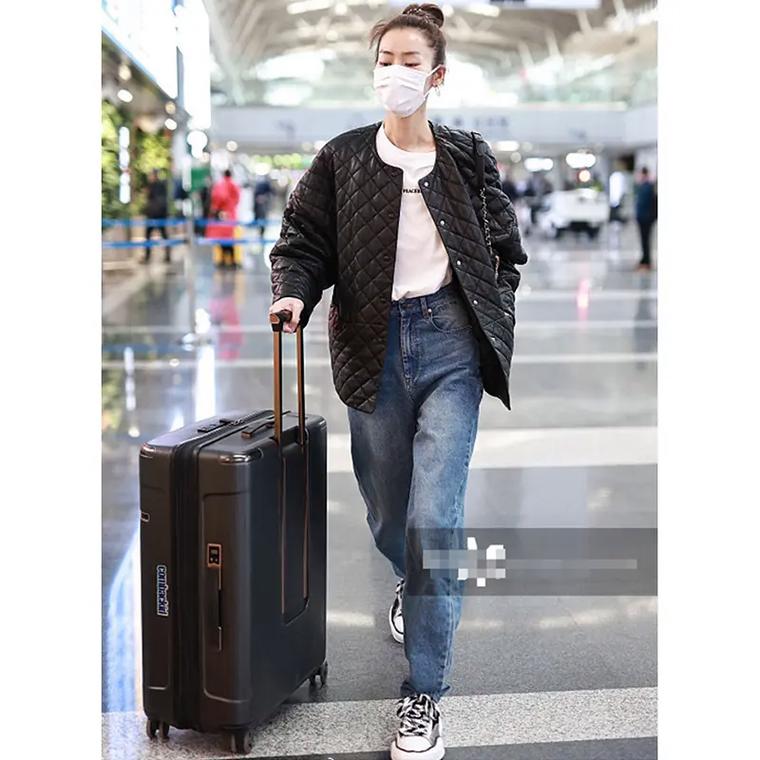 棉皮外套怎么搭配图片女
