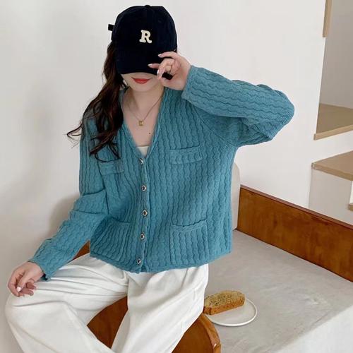 开衫针织衫怎么搭配女