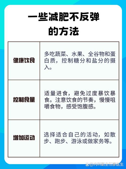 什么减肥方法不易反弹