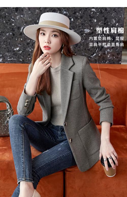 中长款呢子格子外套怎么搭配图片女
