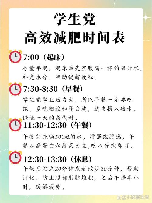 减肥时间什么时候最合适