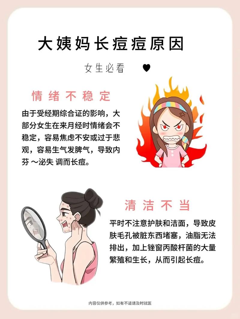 来例假为什么长痘