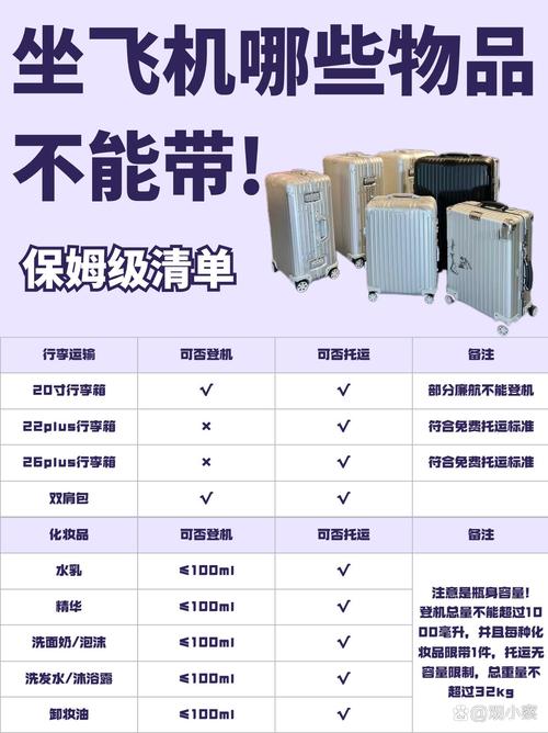 飞机都不能带什么