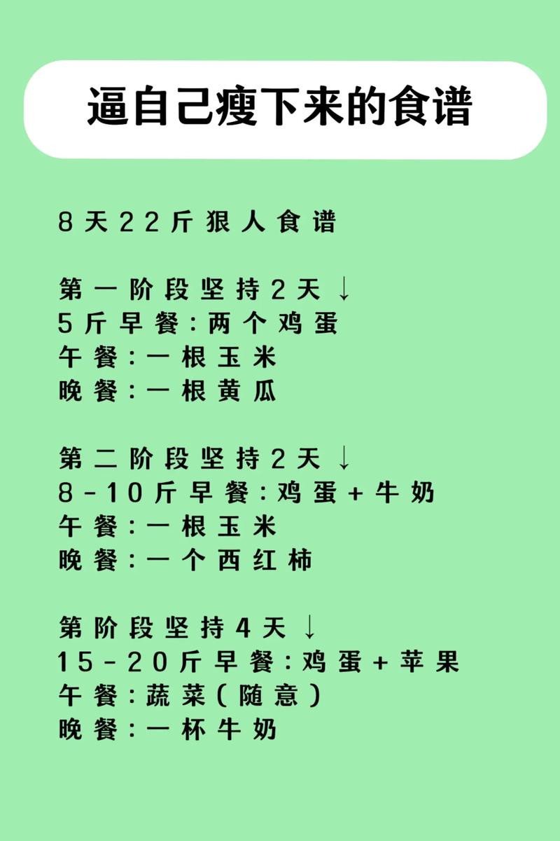 吃什么可以瘦身最快