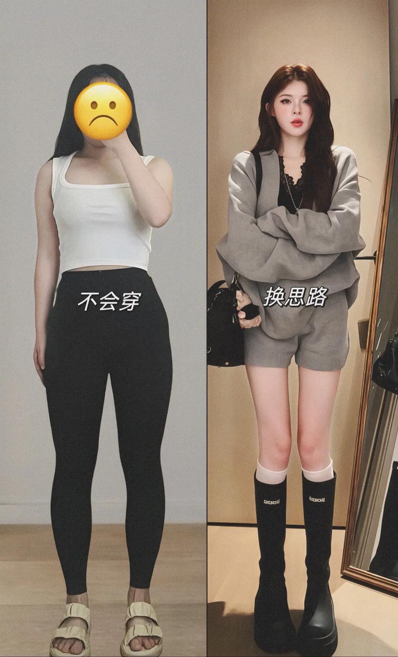 秋装短裤怎么搭配上衣图片欣赏