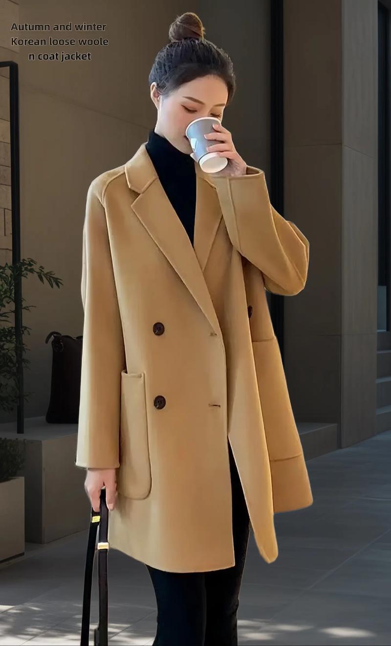 女的大衣怎么搭配衣服图片