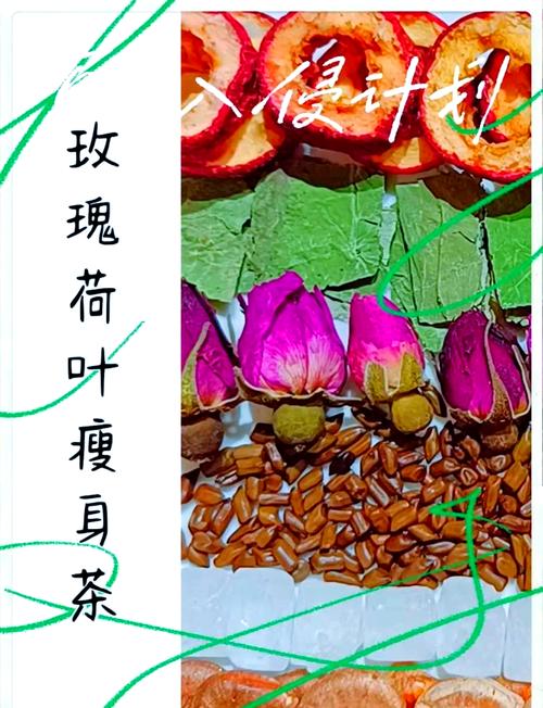有一个减肥药方上面有山查荷叶决明子玫瑰花什么的